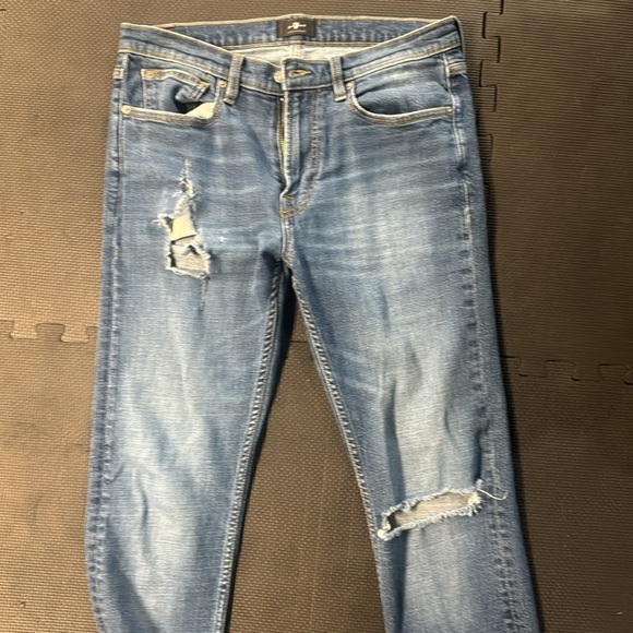 7 for all mankind 32 waist distressed jeans - Men’s jeans - Picture 1 of 5